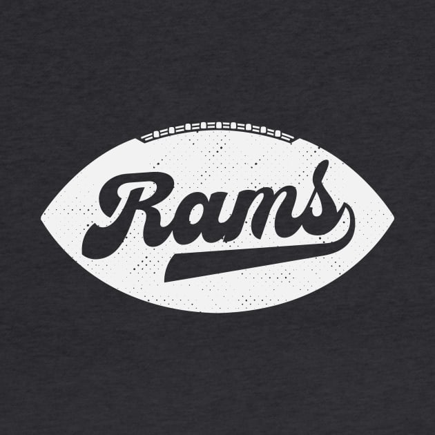 Retro Rams Football by SLAG_Creative